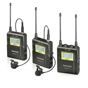 میکروفون بی‌‌سیم یقه‌ای سارامونیک مدل UwMic9 Kit2
